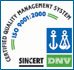 DNV quality certification